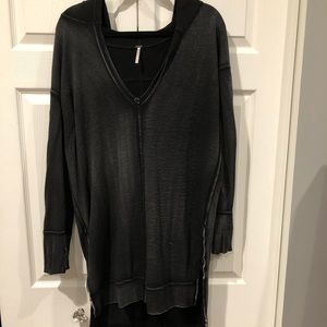Free people high low hoodie size M